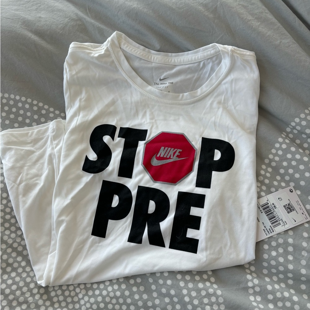 Nike Legendary Stop Pre Running Tee Shirt, M